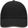 MB6112 6 Panel Raver Sandwich Cap