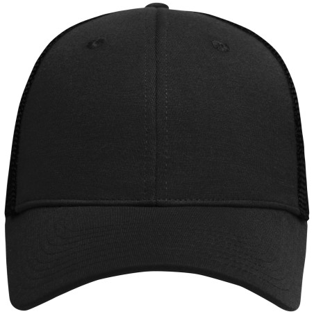 MB6215 6 Panel Elastic Fit Mesh Cap
