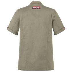 RCJM 19 SHORT-SLEEVED MEN CHEF JACKET DENIM-STYLE