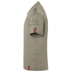 RCJM 19 SHORT-SLEEVED MEN CHEF JACKET DENIM-STYLE