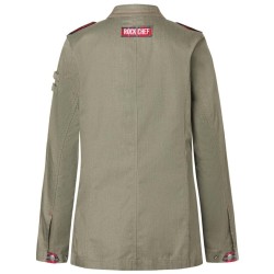 RCJF 16 LONG-SLEEVED LADIES CHEF JACKET DENIM-STYLE