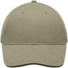 MB6541 Light Brushed Sandwich Cap