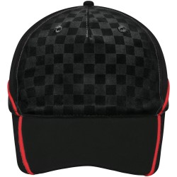 MB6560 5 Panel Racing Cap Embossed
