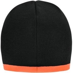 MB7584 Beanie with Contrasting Border