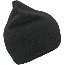 MB7925 Knitted Beanie with Fleece Inset