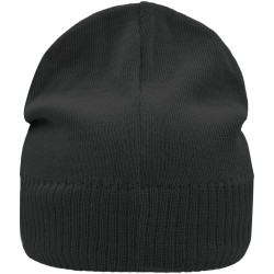 MB7925 Knitted Beanie with Fleece Inset