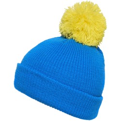 MB7967 Pompon Hat with Brim