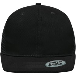 MB6509 6 Panel Flat Peak Cap