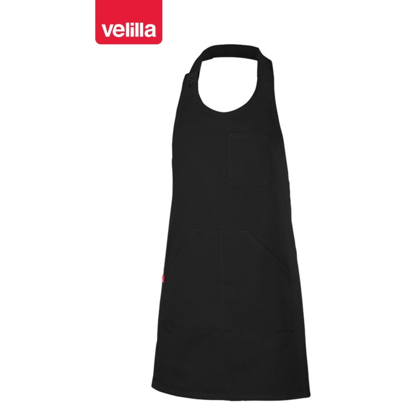 404212 Short Buttoned Bib Apron