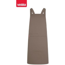404214 Nougat Organic Cotton Bib Apron