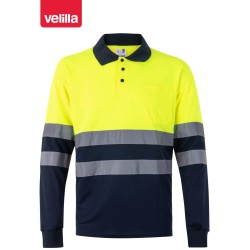 305507 Hv Ls Two-Tone Polo