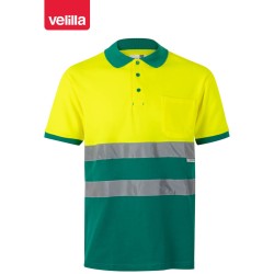 305513 Hv Ss Two-Tone Cotton Polo