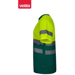 305613 Hv Two-Tone Short Sleeve Cotton T-Shirt