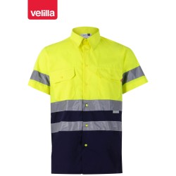 142 Hv Ss Two-Tone Shirt