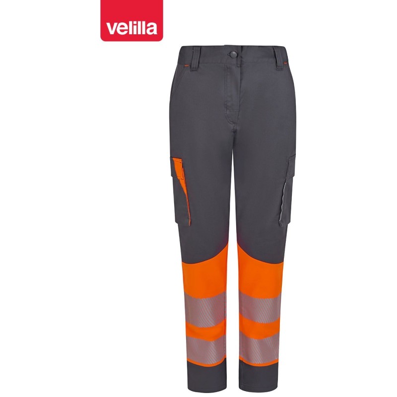 303032SW Women’s two-tone recycled stretch trousers with segmented tape
