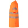 305642 Short-sleeve cotton T-shirt with segmented tape