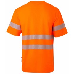 305642 Short-sleeve cotton T-shirt with segmented tape