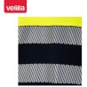 305643 Short-sleeve two-tone cotton T-shirt with segmented tape