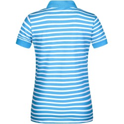 8029 Ladies' Polo Striped