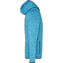 JN589 Men's Knitted Fleece Hoody
