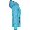 JN588 Ladies' Knitted Fleece Hoody