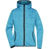 JN588 Ladies' Knitted Fleece Hoody