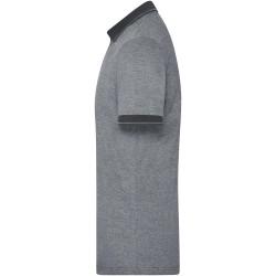 JN706 Men's Heather Polo
