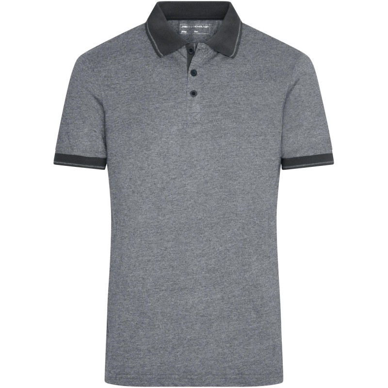 JN706 Men's Heather Polo