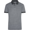 JN706 Men's Heather Polo