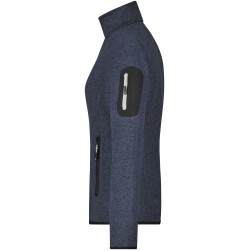 JN761 Ladies' Knitted Fleece Jacket