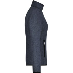 JN761 Ladies' Knitted Fleece Jacket