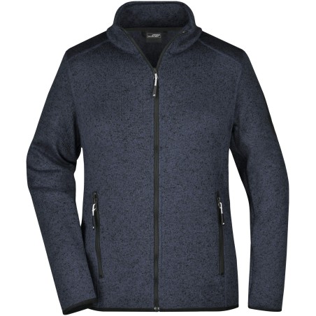 JN761 Ladies' Knitted Fleece Jacket