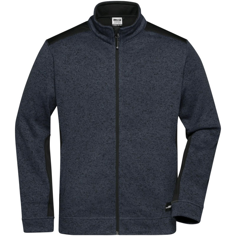 JN862 Men's Knitted Workwear Fleece Jacket - STRONG -