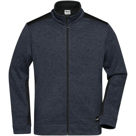 JN862 Men's Knitted Workwear Fleece Jacket - STRONG -