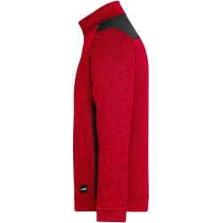 JN864 Men's Knitted Workwear Fleece Half-Zip - STRONG -
