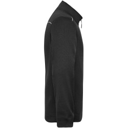 JN898 Men's Knitted Workwear Fleece Jacket - SOLID -