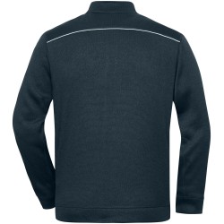 JN898 Men's Knitted Workwear Fleece Jacket - SOLID -