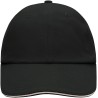 MB6112 6 Panel Raver Sandwich Cap