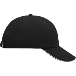 MB6112 6 Panel Raver Sandwich Cap