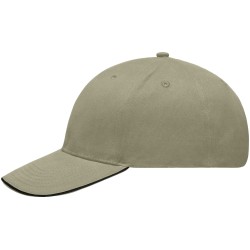 MB6541 Light Brushed Sandwich Cap