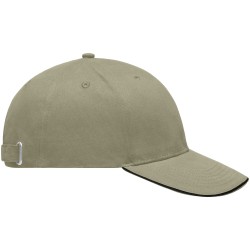 MB6541 Light Brushed Sandwich Cap