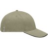 MB6541 Light Brushed Sandwich Cap