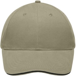 MB6541 Light Brushed Sandwich Cap