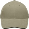 MB6541 Light Brushed Sandwich Cap