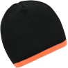 MB7584 Beanie with Contrasting Border