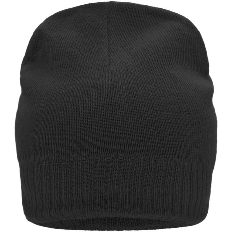 MB7925 Knitted Beanie with Fleece Inset