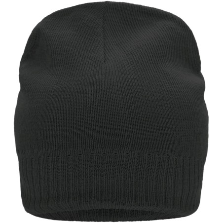 MB7925 Knitted Beanie with Fleece Inset