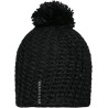 MB7939 Unicoloured Crocheted Cap with Pompon